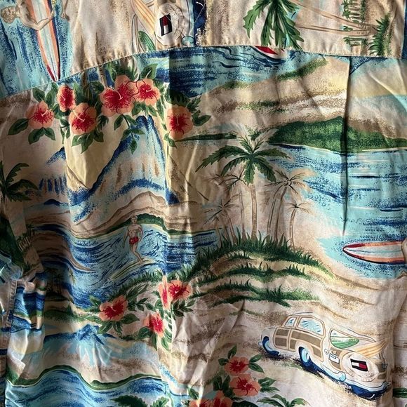 Tommy Hilfiger Vintage Beach Button Down Shirt - Picture 7 of 8